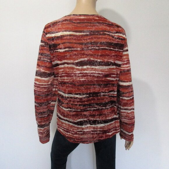 MAURICES Top Size XXL Long Sleeve Burnout Tee - Picture 7 of 10